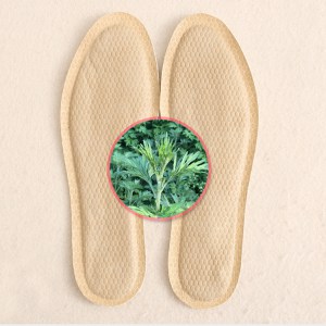 Wormwood heating insole